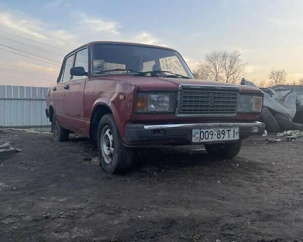 Червоний ВАЗ 2107, об'ємом двигуна 1.3 л та пробігом 100 тис. км за 550 $, фото 2 на Automoto.ua
