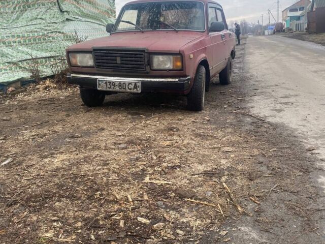 Червоний ВАЗ 2107, об'ємом двигуна 1 л та пробігом 225 тис. км за 594 $, фото 6 на Automoto.ua