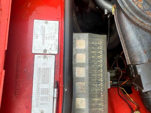 Красный ВАЗ 2107, объемом двигателя 1.5 л и пробегом 148 тыс. км за 900 $, фото 6 на Automoto.ua
