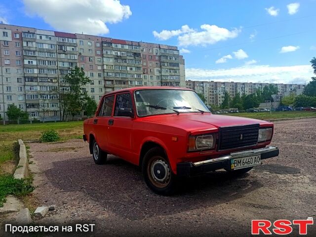 Красный ВАЗ 2107, объемом двигателя 1.6 л и пробегом 56 тыс. км за 700 $, фото 2 на Automoto.ua