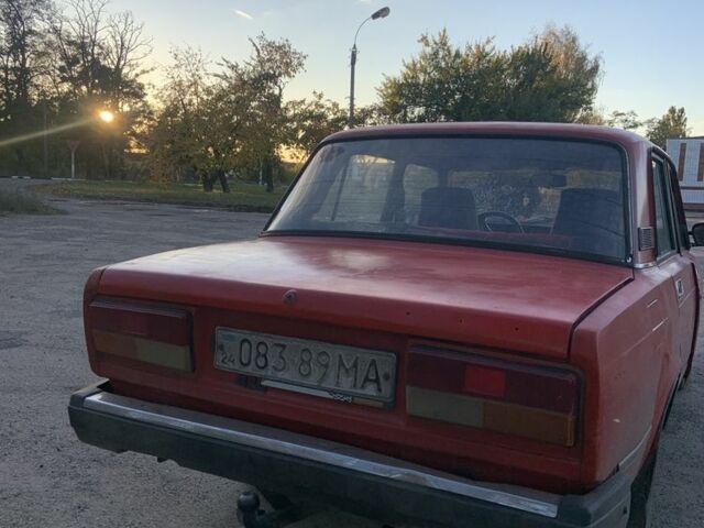 ВАЗ 2107 1989 в Черкассах на Automoto.ua Красный ВАЗ 2107, объемом двигателя 1.5 л и пробегом 3 тыс. км за 338 $, фото 3 на Automoto.ua