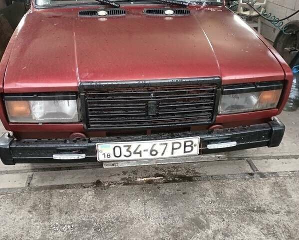 Червоний ВАЗ 2107, об'ємом двигуна 1.5 л та пробігом 356 тис. км за 750 $, фото 1 на Automoto.ua