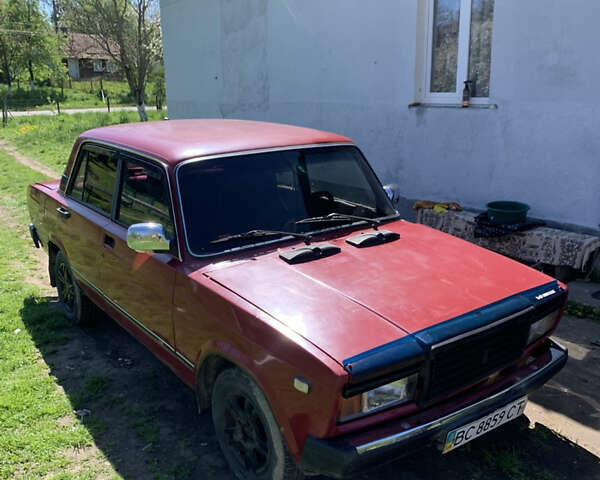 Красный ВАЗ 2107, объемом двигателя 1.3 л и пробегом 70 тыс. км за 325 $, фото 2 на Automoto.ua