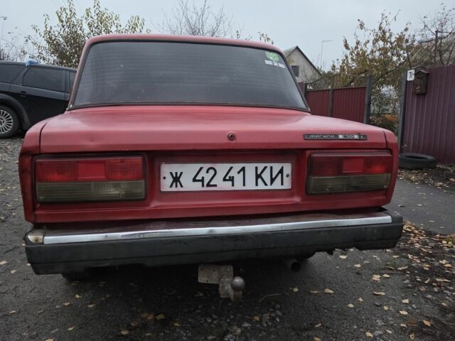 Красный ВАЗ 2107, объемом двигателя 1 л и пробегом 87 тыс. км за 500 $, фото 5 на Automoto.ua