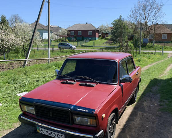 Красный ВАЗ 2107, объемом двигателя 1.3 л и пробегом 70 тыс. км за 325 $, фото 5 на Automoto.ua