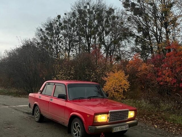 Красный ВАЗ 2107, объемом двигателя 1.6 л и пробегом 70 тыс. км за 1800 $, фото 4 на Automoto.ua