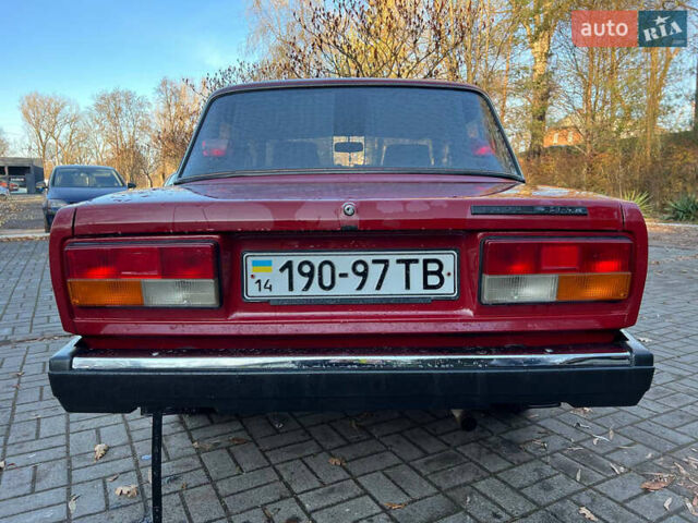 Красный ВАЗ 2107, объемом двигателя 1.5 л и пробегом 117 тыс. км за 1900 $, фото 4 на Automoto.ua