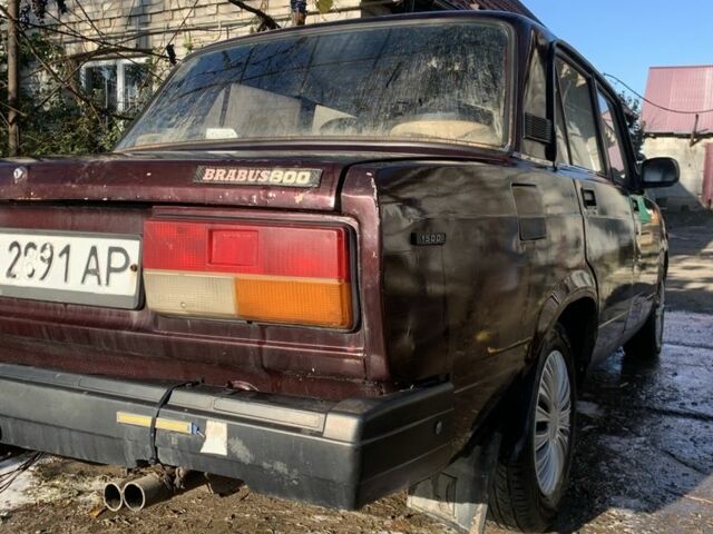 Красный ВАЗ 2107, объемом двигателя 0 л и пробегом 80 тыс. км за 400 $, фото 2 на Automoto.ua