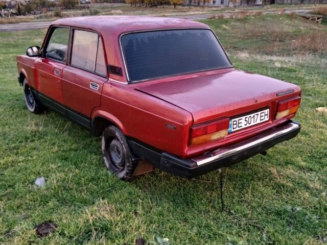 Красный ВАЗ 2107, объемом двигателя 0 л и пробегом 369 тыс. км за 580 $, фото 5 на Automoto.ua