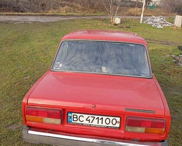 Красный ВАЗ 2107, объемом двигателя 1.57 л и пробегом 203 тыс. км за 1000 $, фото 4 на Automoto.ua