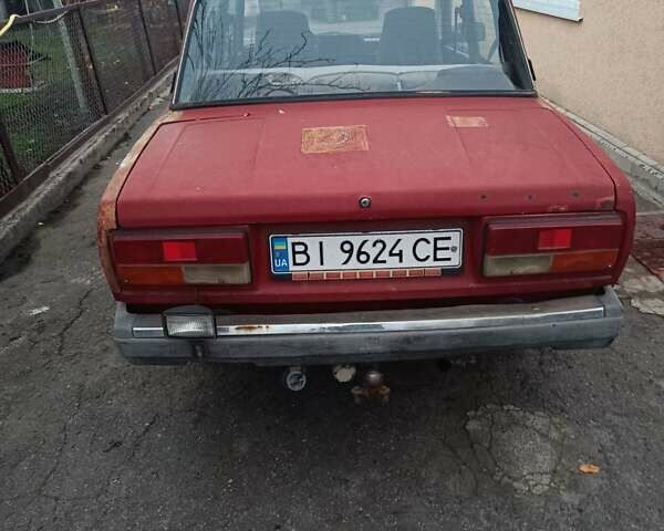 Красный ВАЗ 2107, объемом двигателя 1.45 л и пробегом 300 тыс. км за 450 $, фото 4 на Automoto.ua