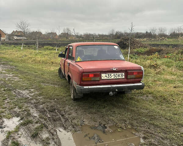 Красный ВАЗ 2107, объемом двигателя 1.5 л и пробегом 666 тыс. км за 712 $, фото 3 на Automoto.ua