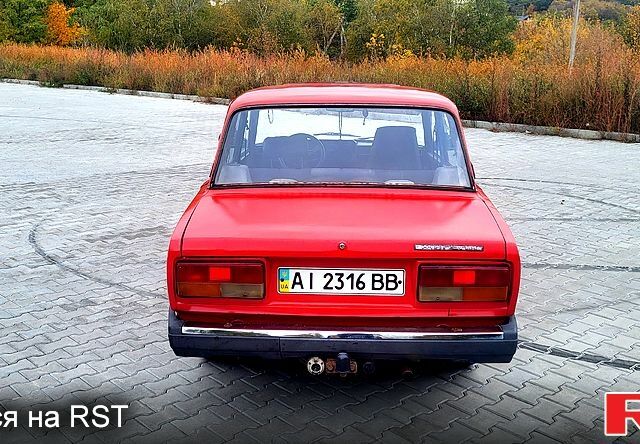 Червоний ВАЗ 2107, об'ємом двигуна 1.5 л та пробігом 66 тис. км за 850 $, фото 3 на Automoto.ua