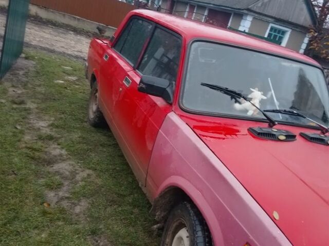 Красный ВАЗ 2107, объемом двигателя 0 л и пробегом 421 тыс. км за 550 $, фото 1 на Automoto.ua