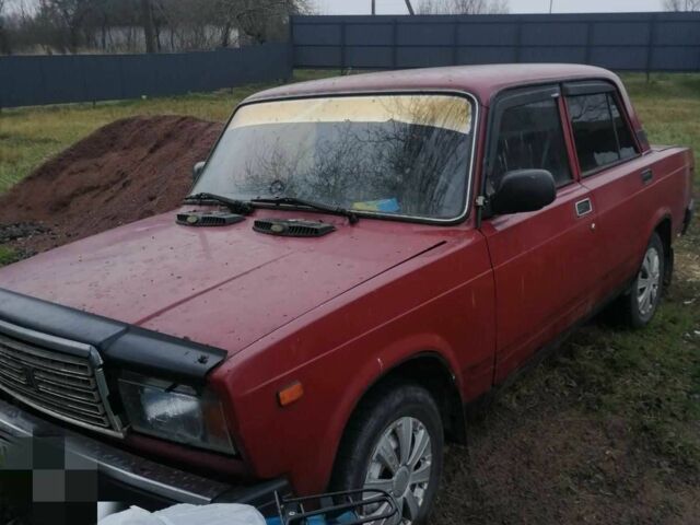 Красный ВАЗ 2107, объемом двигателя 1.5 л и пробегом 2 тыс. км за 720 $, фото 3 на Automoto.ua