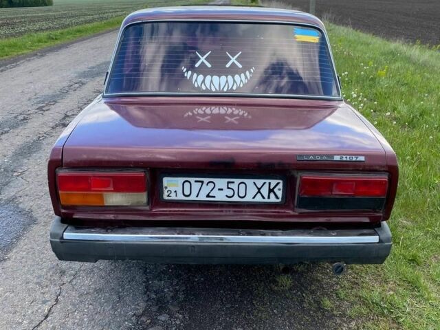 Червоний ВАЗ 2107, об'ємом двигуна 1 л та пробігом 321 тис. км за 846 $, фото 1 на Automoto.ua