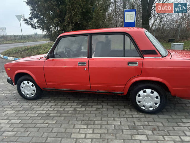 Красный ВАЗ 2107, объемом двигателя 1.45 л и пробегом 35 тыс. км за 1600 $, фото 6 на Automoto.ua