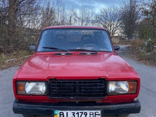 Красный ВАЗ 2107, объемом двигателя 1.3 л и пробегом 100 тыс. км за 358 $, фото 4 на Automoto.ua