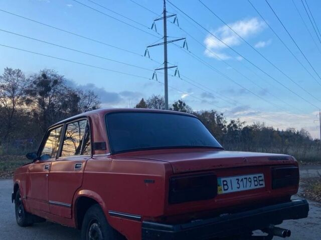 Красный ВАЗ 2107, объемом двигателя 1.3 л и пробегом 100 тыс. км за 358 $, фото 2 на Automoto.ua