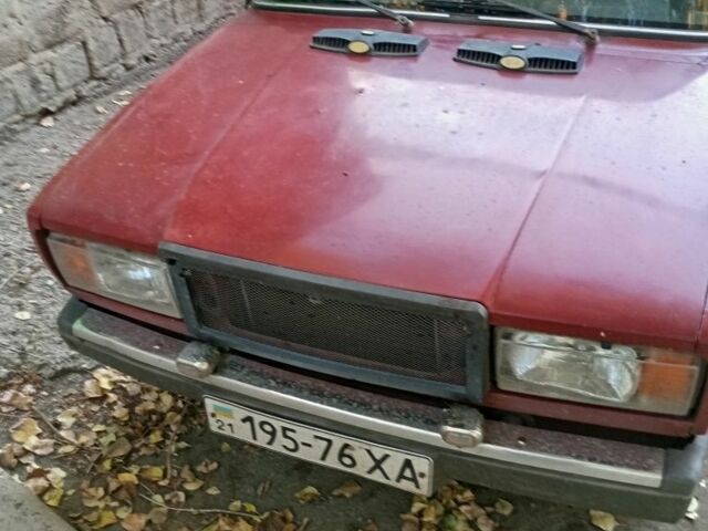 Красный ВАЗ 2107, объемом двигателя 1.3 л и пробегом 50 тыс. км за 723 $, фото 2 на Automoto.ua