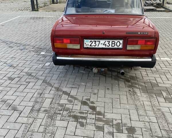 Красный ВАЗ 2107, объемом двигателя 1.5 л и пробегом 49 тыс. км за 650 $, фото 2 на Automoto.ua