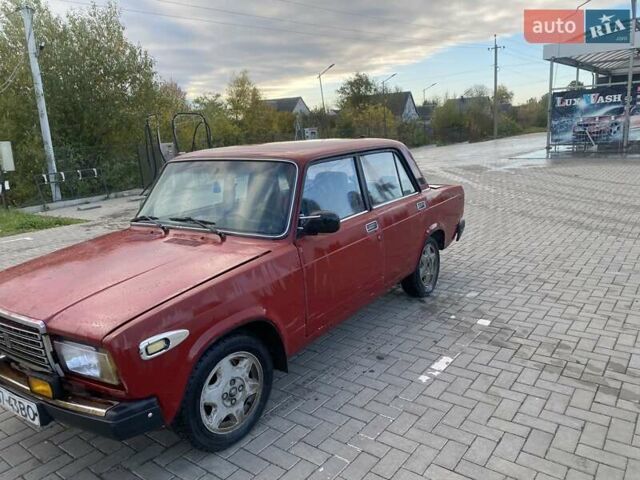 Красный ВАЗ 2107, объемом двигателя 1.5 л и пробегом 49 тыс. км за 650 $, фото 1 на Automoto.ua