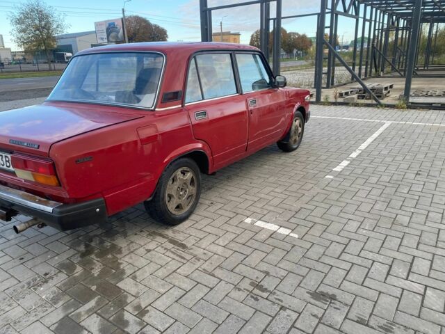 Красный ВАЗ 2107, объемом двигателя 1.5 л и пробегом 49 тыс. км за 650 $, фото 1 на Automoto.ua