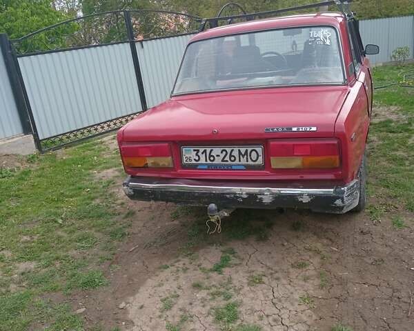 Красный ВАЗ 2107, объемом двигателя 0 л и пробегом 91 тыс. км за 650 $, фото 3 на Automoto.ua