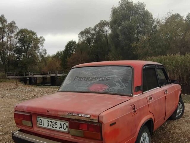 Красный ВАЗ 2107, объемом двигателя 1.5 л и пробегом 158 тыс. км за 615 $, фото 8 на Automoto.ua