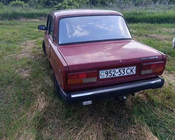ВАЗ 2107 1995 в Полтаве на Automoto.ua Красный ВАЗ 2107, объемом двигателя 1.6 л и пробегом 8 тыс. км за 1150 $, фото 6 на Automoto.ua