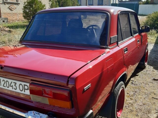 Червоний ВАЗ 2107, об'ємом двигуна 1.5 л та пробігом 85 тис. км за 1200 $, фото 3 на Automoto.ua