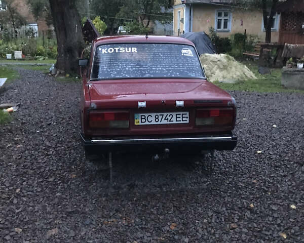 Красный ВАЗ 2107, объемом двигателя 1.46 л и пробегом 160 тыс. км за 600 $, фото 14 на Automoto.ua