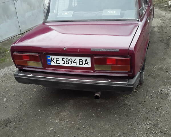 Красный ВАЗ 2107, объемом двигателя 1.6 л и пробегом 150 тыс. км за 1450 $, фото 4 на Automoto.ua