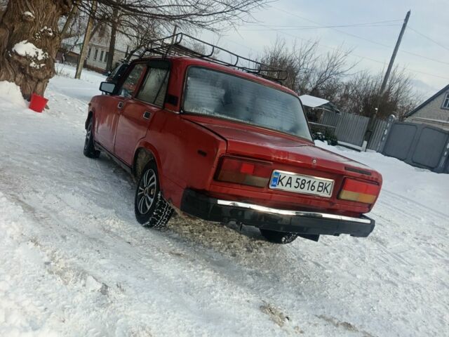 Червоний ВАЗ 2107, об'ємом двигуна 2 л та пробігом 1 тис. км за 390 $, фото 6 на Automoto.ua