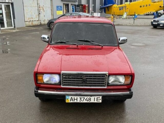 Красный ВАЗ 2107, объемом двигателя 1.5 л и пробегом 250 тыс. км за 1100 $, фото 2 на Automoto.ua