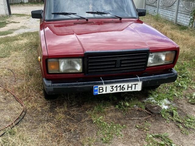 Красный ВАЗ 2107, объемом двигателя 1.5 л и пробегом 98 тыс. км за 1300 $, фото 5 на Automoto.ua
