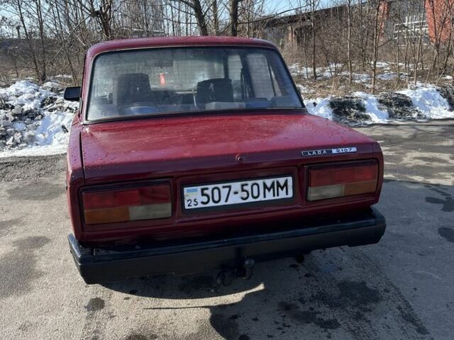 Красный ВАЗ 2107, объемом двигателя 1.6 л и пробегом 98 тыс. км за 697 $, фото 3 на Automoto.ua