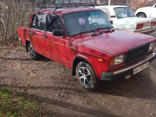 Червоний ВАЗ 2107, об'ємом двигуна 1.5 л та пробігом 200 тис. км за 1182 $, фото 1 на Automoto.ua