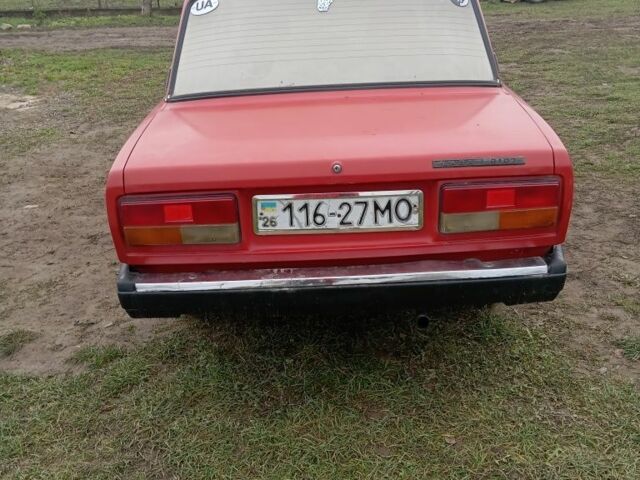 Червоний ВАЗ 2107, об'ємом двигуна 1 л та пробігом 100 тис. км за 750 $, фото 5 на Automoto.ua