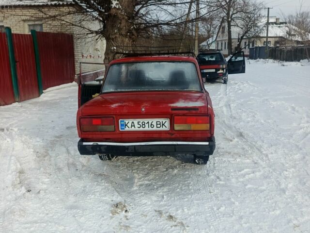 Червоний ВАЗ 2107, об'ємом двигуна 2 л та пробігом 1 тис. км за 390 $, фото 4 на Automoto.ua