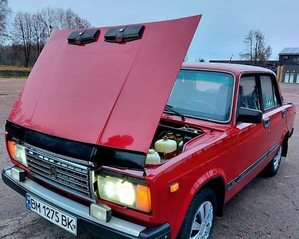 Красный ВАЗ 2107, объемом двигателя 1.5 л и пробегом 97 тыс. км за 1300 $, фото 55 на Automoto.ua