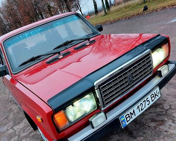 Красный ВАЗ 2107, объемом двигателя 1.5 л и пробегом 97 тыс. км за 1300 $, фото 6 на Automoto.ua