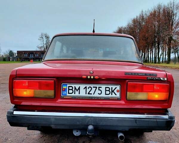 Красный ВАЗ 2107, объемом двигателя 1.5 л и пробегом 97 тыс. км за 1300 $, фото 19 на Automoto.ua