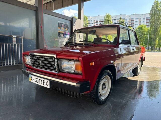 Красный ВАЗ 2107, объемом двигателя 1.5 л и пробегом 48 тыс. км за 1250 $, фото 1 на Automoto.ua