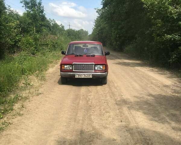 Красный ВАЗ 2107, объемом двигателя 1.6 л и пробегом 10 тыс. км за 480 $, фото 2 на Automoto.ua