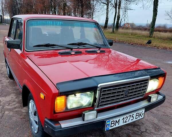 Красный ВАЗ 2107, объемом двигателя 1.5 л и пробегом 97 тыс. км за 1300 $, фото 9 на Automoto.ua