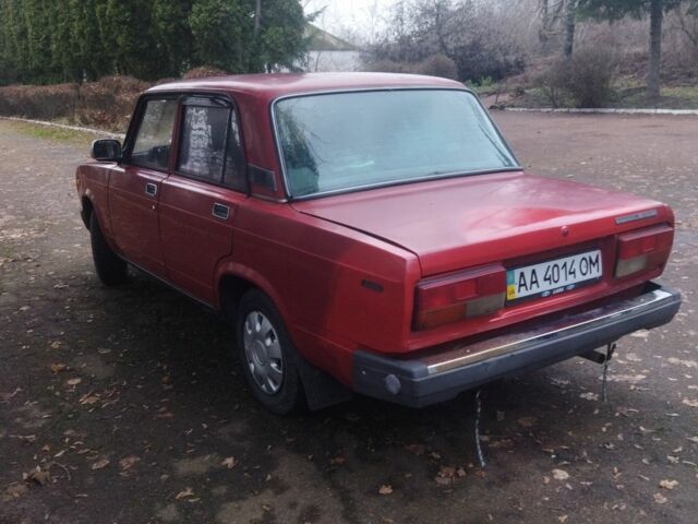 Красный ВАЗ 2107, объемом двигателя 1.6 л и пробегом 27 тыс. км за 1200 $, фото 3 на Automoto.ua