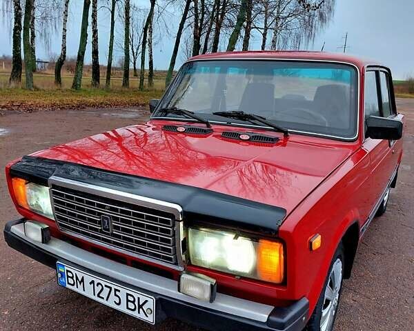 Красный ВАЗ 2107, объемом двигателя 1.5 л и пробегом 97 тыс. км за 1300 $, фото 2 на Automoto.ua