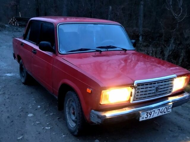 Червоний ВАЗ 2107, об'ємом двигуна 1.6 л та пробігом 310 тис. км за 360 $, фото 1 на Automoto.ua
