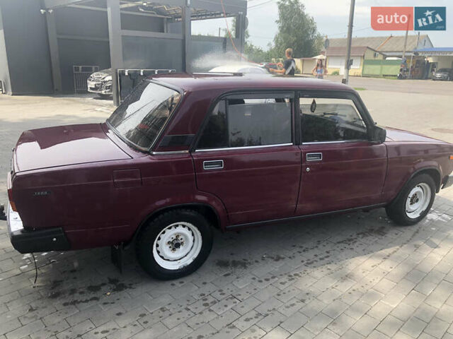 Красный ВАЗ 2107, объемом двигателя 1.5 л и пробегом 169 тыс. км за 1400 $, фото 5 на Automoto.ua